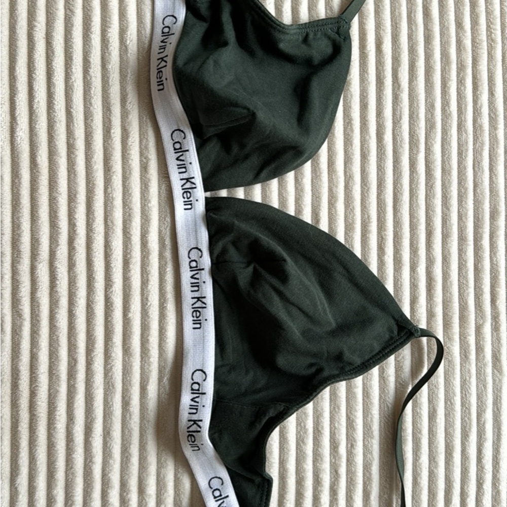 Calvin Klein Forest Green Bralette